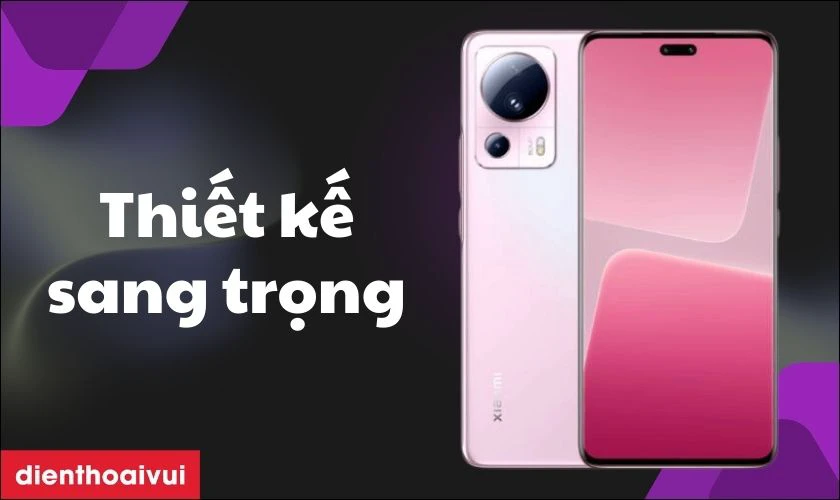 Thiết kế sang trọng, mỏng nhẹ