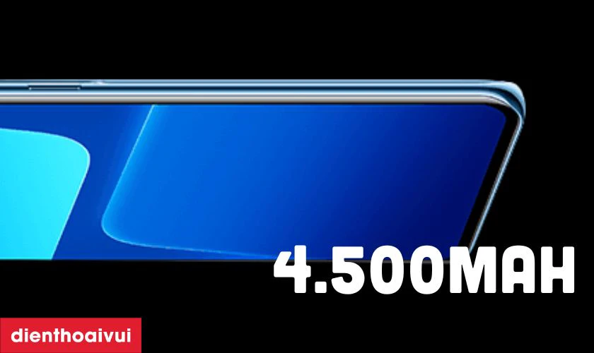 Viên pin 4.500mAh đáp ứng tốt 1 ngày sử dụng