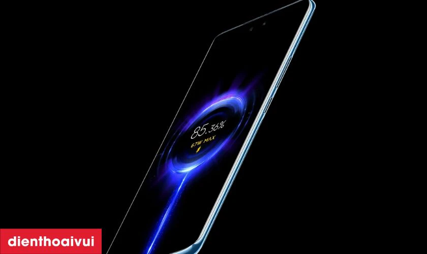 Hỗ trợ sạc nhanh 67W – sạc đầy 100% chỉ trong khoảng 40 phút