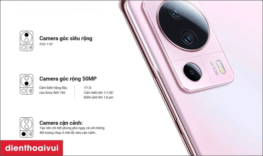 Xiaomi 13 Lite 8GB 128GB - Cũ xước cấn có camera sau chụp rõ nét