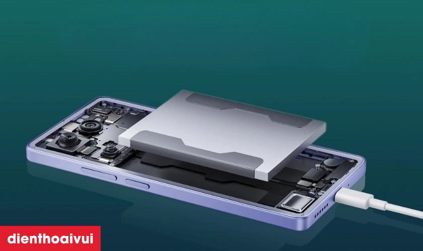 Thiết bị sở hữu viên pin dung lượng lớn