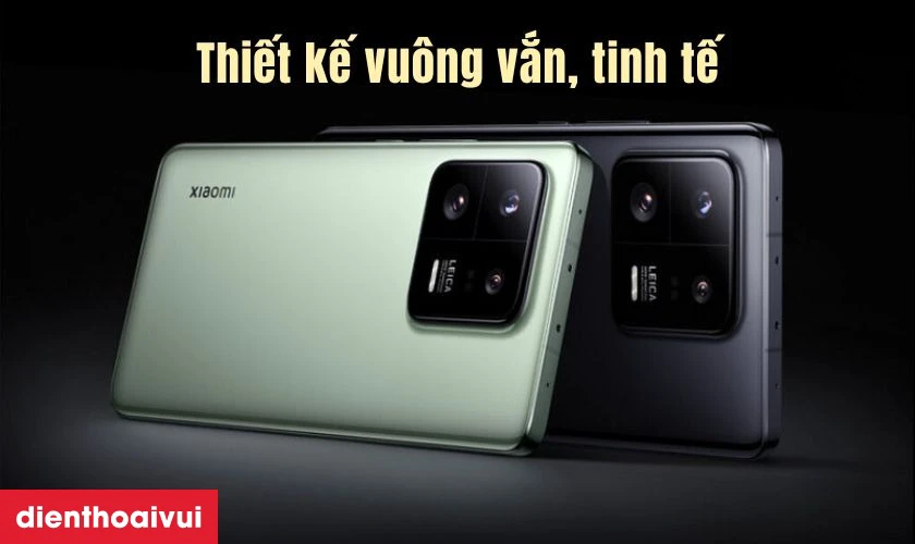 Thiết kế vuông vắn, tinh tế