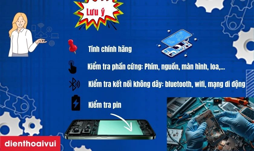 Kiểm tra kỹ điện thoại trước khi mua