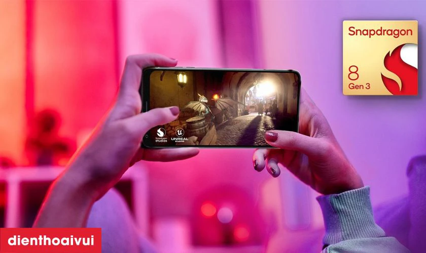 Vi xử lý Snapdragon 8 Gen 3 mạnh mẽ