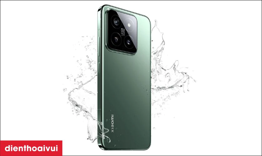 Kháng bụi nước IP68 giúp máy bền bỉ hơn trong nhiều môi trường