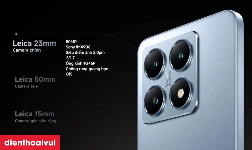 Hệ thống camera chất lượng cao hợp tác với Leica