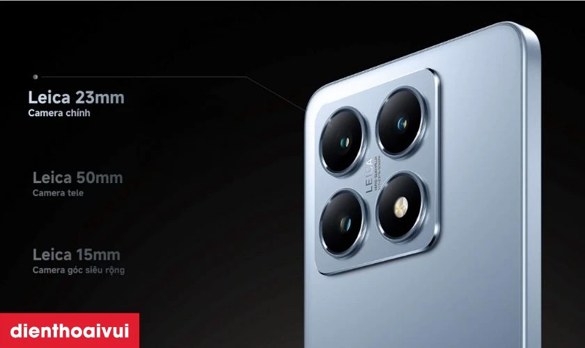 Hệ thống Camera Leica 50MP chất lượng