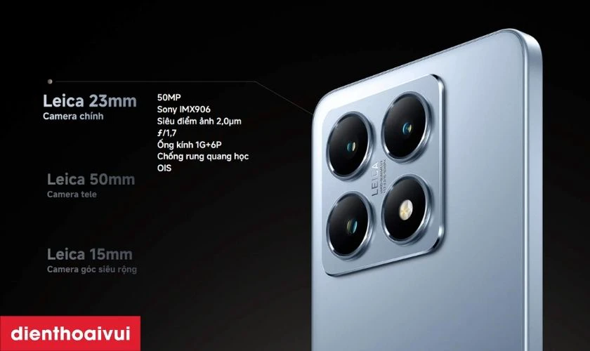 Bộ ba camera Leica chuyên nghiệp