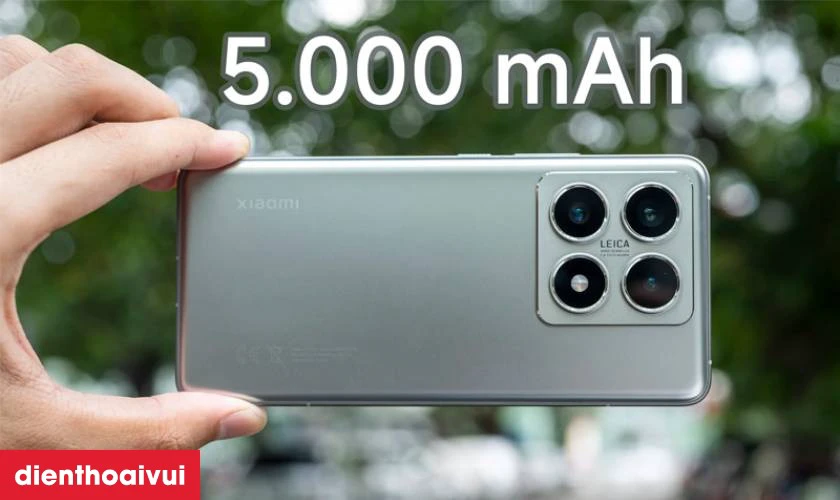 Pin 5000mAh bền bỉ