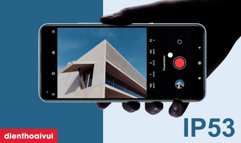 Trang bị chuẩn IP53 kháng nước