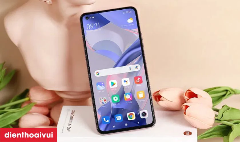 Pin 4250 mAh c&ugrave;ng sạc nhanh c&ocirc;ng suất 33W