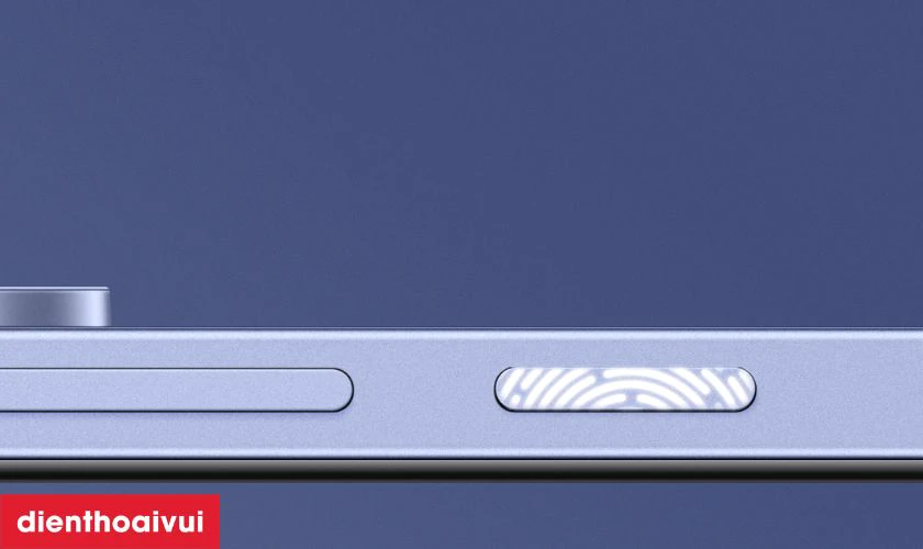 Cảm biến v&acirc;n tay cạnh b&ecirc;n bảo mật