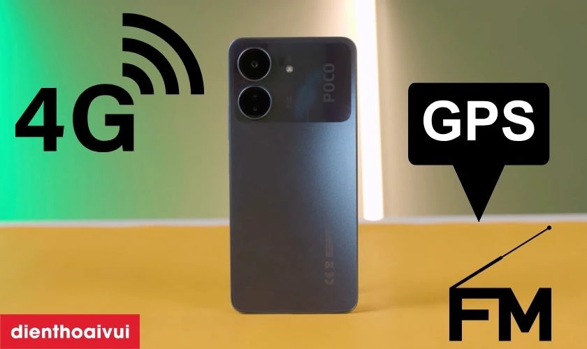 Xiaomi POCO C65 hỗ trợ mạng 4G LTE