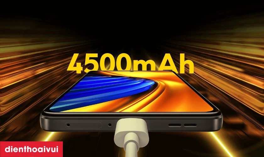 Pin 4500mAh, sạc nhanh 67W, đầy 100% chỉ trong ~38 ph&uacute;t