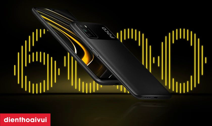 Pin dung lượng 6.000mAh, hỗ trợ sạc nhanh 18W tiện lợi