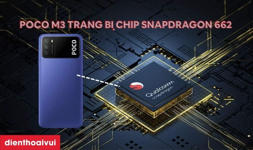 Xiaomi Poco M3 4GB 128GB - Cũ trầy xước trang bị Snapdragon 662