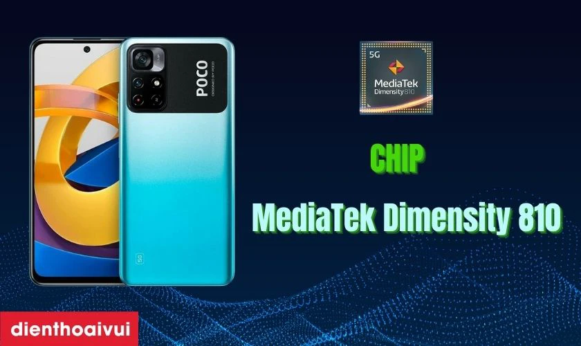Xiaomi Poco M4 Pro 5G 4GB 64GB - Cũ Trầy Xước trang bị Dimensity 810