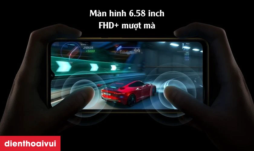 Màn hình 6.58 inch FHD+ mượt mà