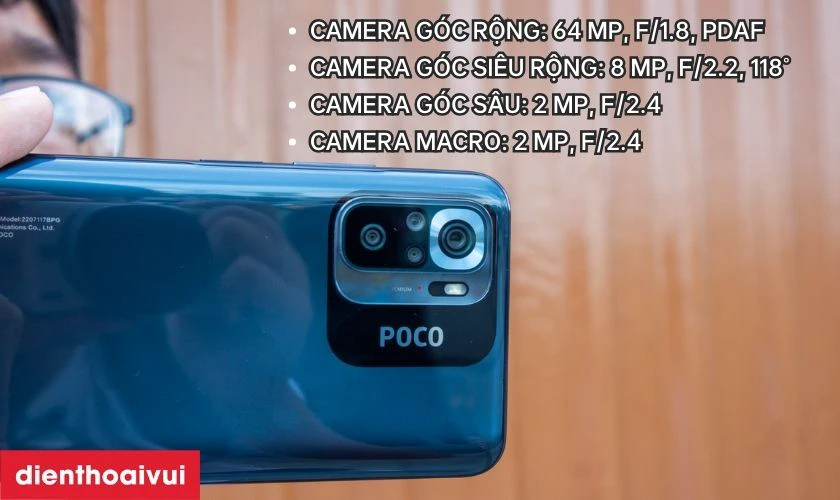 Xiaomi POCO M5s 6GB 128GB - Cũ Trầy Xước c&oacute; camera đa ống k&iacute;nh