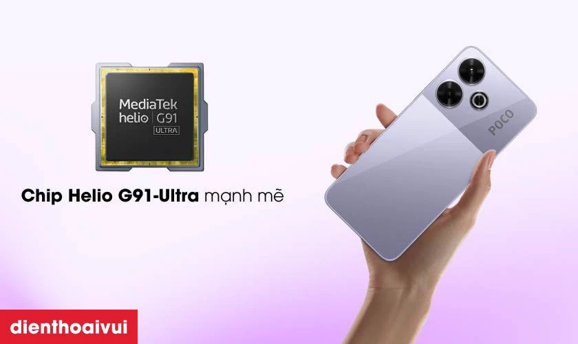 Chip Helio G91-Ultra mạnh mẽ