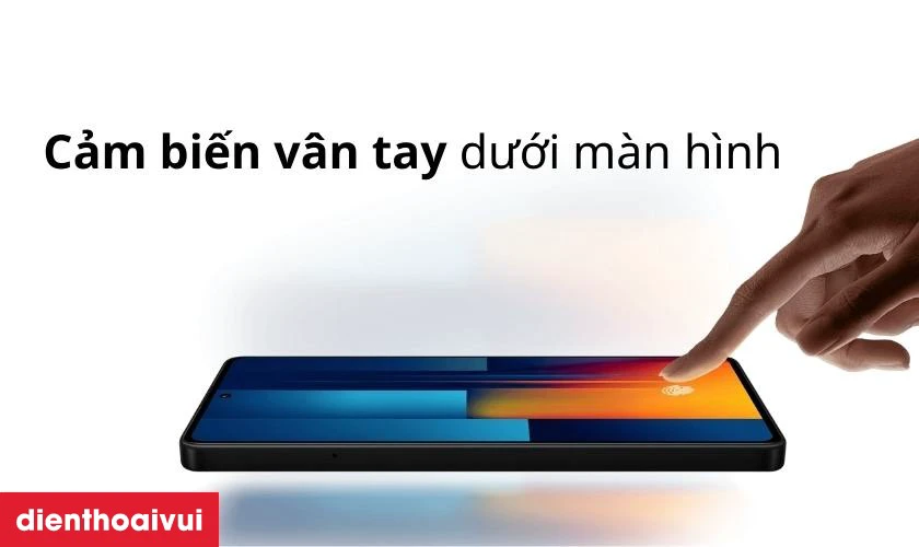 Cảm biến v&acirc;n tay dưới m&agrave;n h&igrave;nh