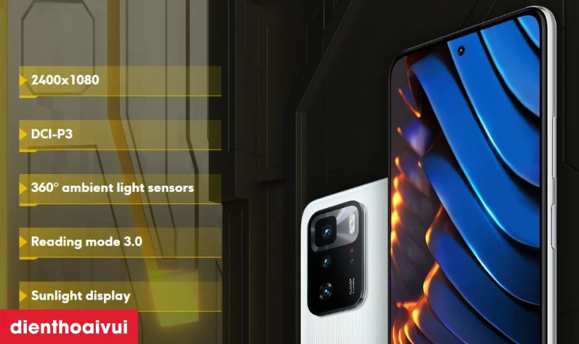 Màn hình 120Hz mượt mà, hiển thị sắc nét