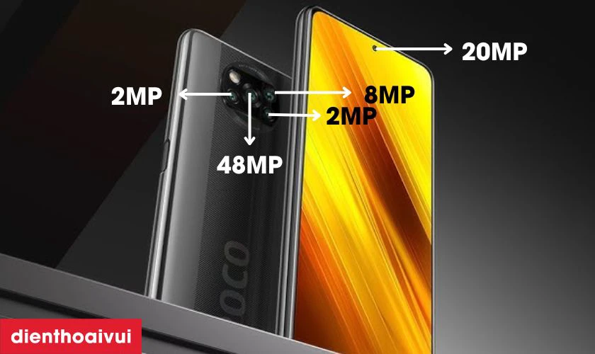 POCO X3 Pro được trang bị cụm 4 camera đa năng