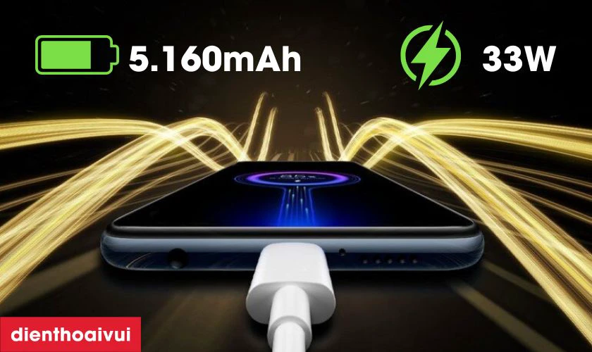 POCO X3 Pro được trang bị viên pin 5.160mAh