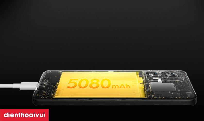 Thời lượng sử dụng d&agrave;i với tốc độ sạc ấn tượng