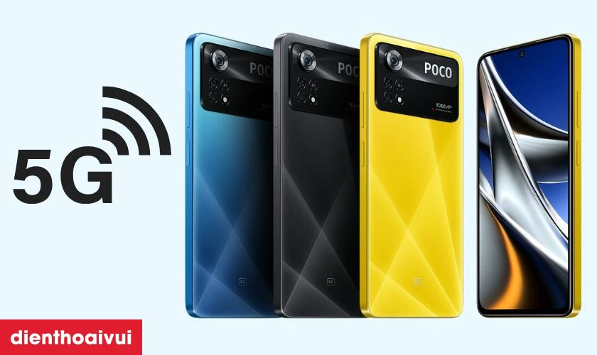 Xiaomi POCO X4 Pro hỗ trợ kết nối 5G tốc độ cao