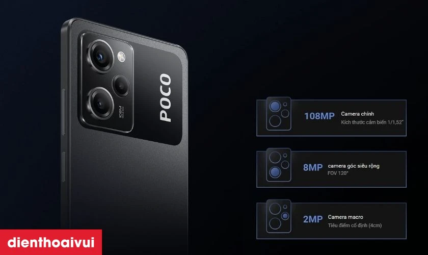 Camera 108MP chụp ảnh ấn tượng