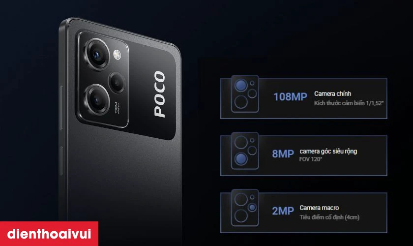 Hệ thống camera 108MP ấn tượng