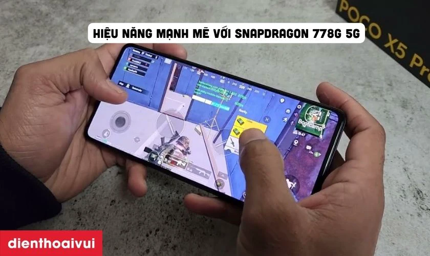 Hiệu năng mạnh mẽ với Snapdragon 778G 5G