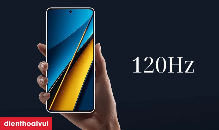 Tần số quét 120Hz cho hình ảnh sắc nét, mượt mà và rực rỡ