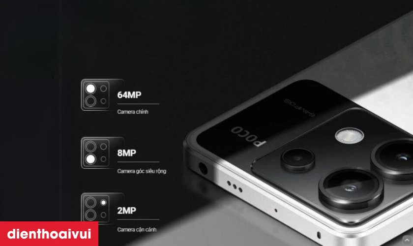 Camera 64MP OIS chống rung chuyên nghiệp