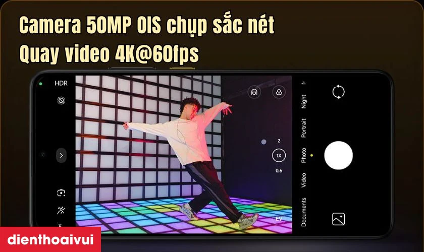 Camera 50MP OIS chụp sắc nét