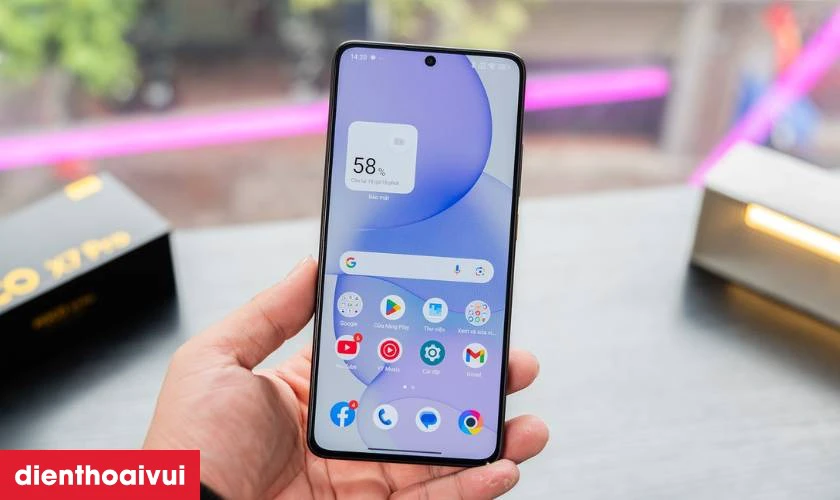 M&agrave;n h&igrave;nh AMOLED hiển thị sắc n&eacute;t v&agrave; mượt m&agrave;