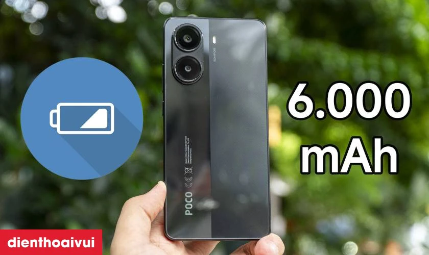 Pin dung lượng lớn cho thời gian sử dụng d&agrave;i