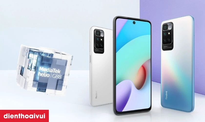 Hiệu năng ổn định với chip Helio G88 và RAM 4GB