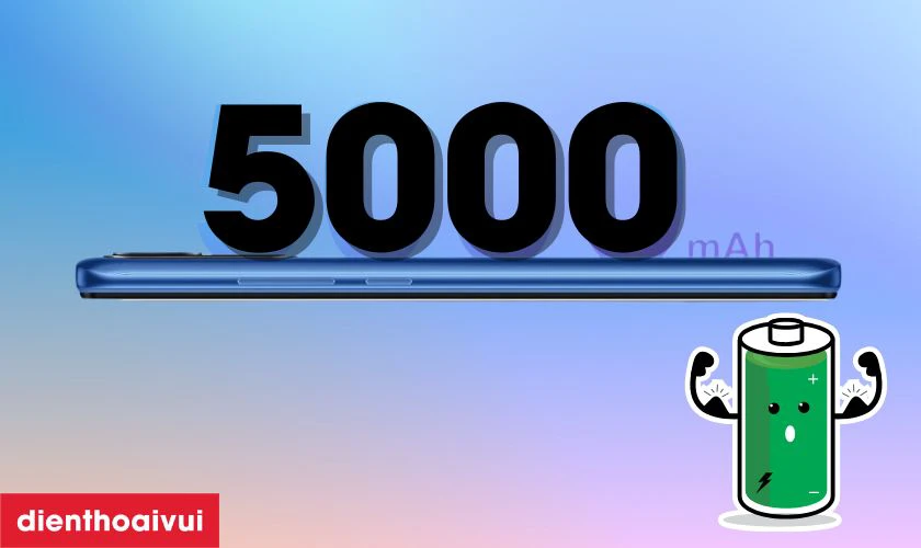 Viên pin 5000 mAh ấn tượng