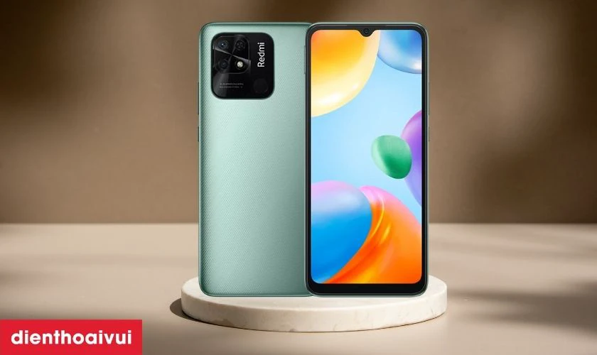 Redmi 10C mang đến một thiết kế đơn giản, hiện đại