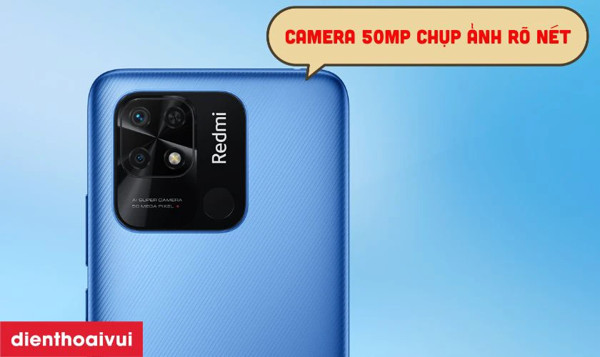 Camera chính 50MP chụp ảnh rõ nét, nhiều chế độ hỗ trợ