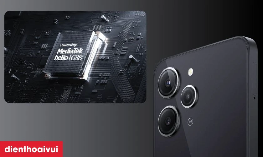 Hiệu năng ổn định với MediaTek Helio G88
