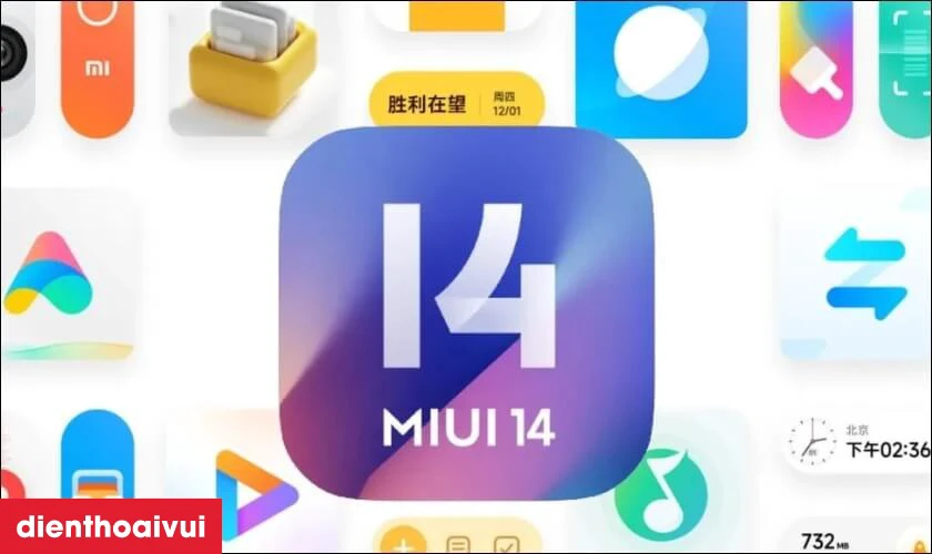 Hệ điều hành MIUI 14 trên nền Android 13