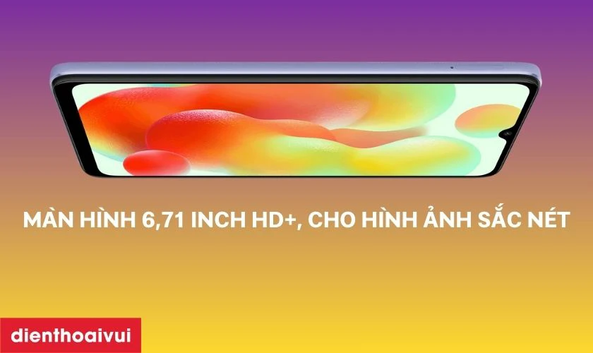 M&agrave;n h&igrave;nh Xiaomi Redmi 12C 3GB 32GB - Cũ trầy xước rộng 6.71 inch