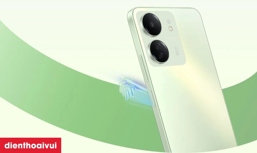 Cảm biến vân tay cạnh viền tiện lợi