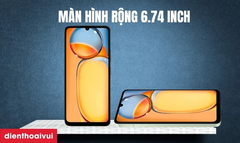 Xiaomi Redmi 13C 4GB 128GB - Cũ Trầy Xước có màn hình 6.74 inch rõ nét