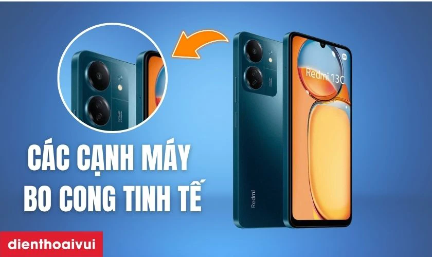 Xiaomi Redmi 13C thiết kế trẻ trung, hiện đại