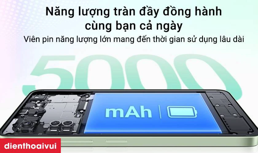 Dung lượng pin lớn 5000mAh