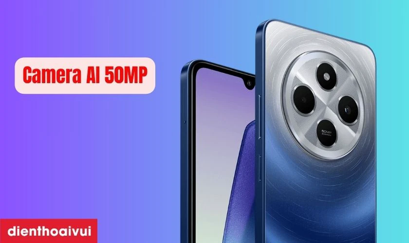 Xiaomi Redmi 14C sở hữu camera kép AI 50MP